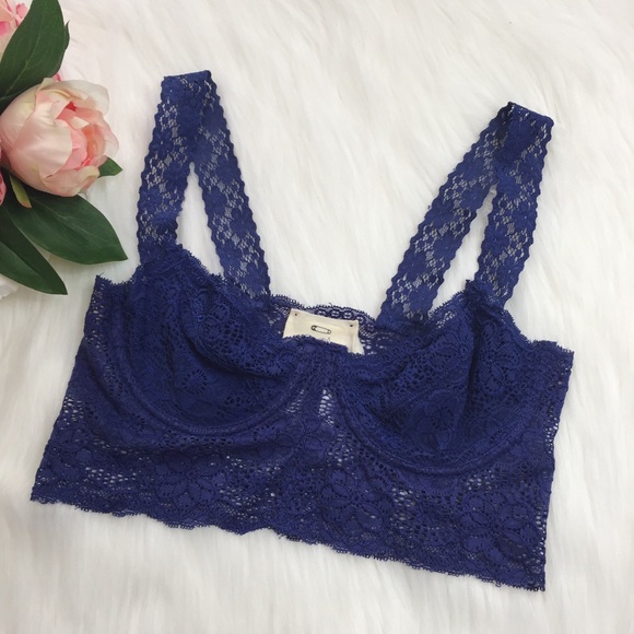 Urban Outfitters Other - Urban Outfitters Pins and Needles Blue Bralette S